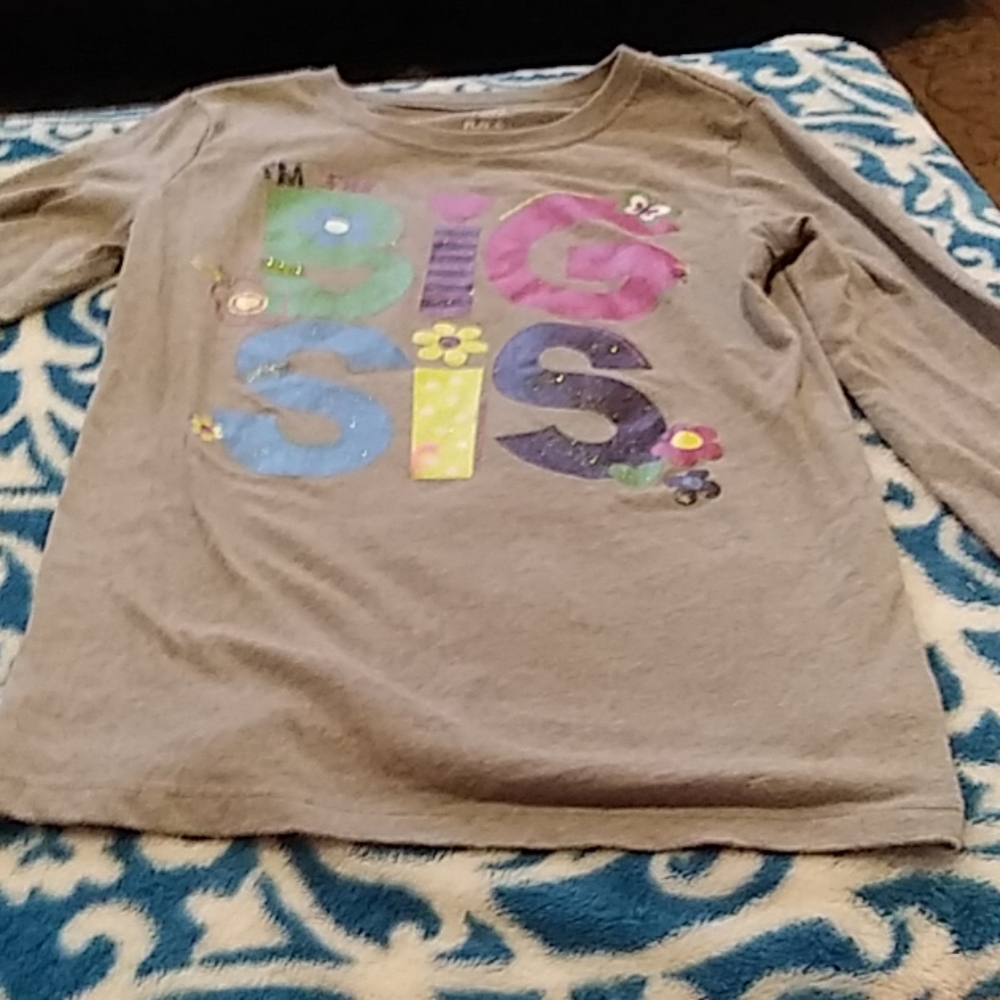Size 7/8 big sis long sleeve shirt